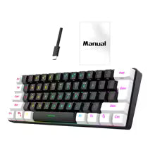 Clavier Mécanique 61 Touches – Éclairage RGB et Performance Ultime