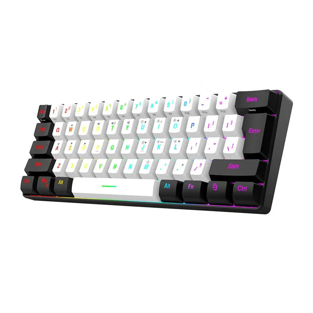 Clavier Mécanique 61 Touches – Éclairage RGB et Performance Ultime