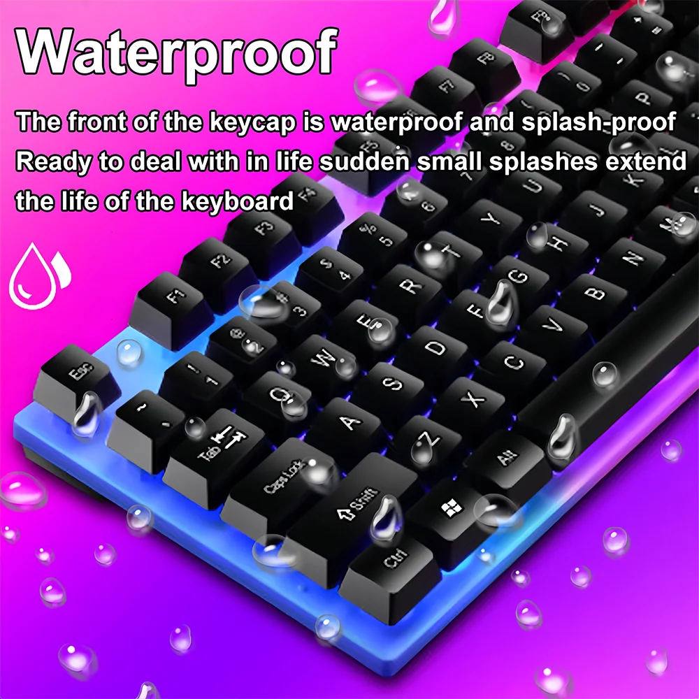 Mini Clavier Gaming 42 Touches – RGB Compact & Filaire – Parfait pour PC et Mac