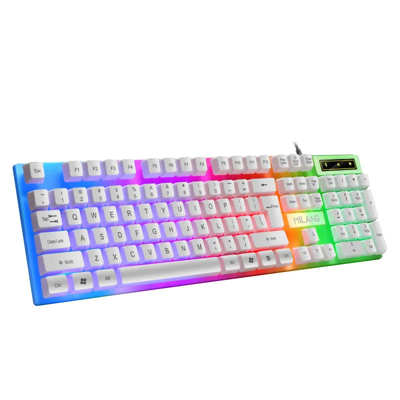 Mini Clavier Gaming 42 Touches – RGB Compact & Filaire – Parfait pour PC et Mac