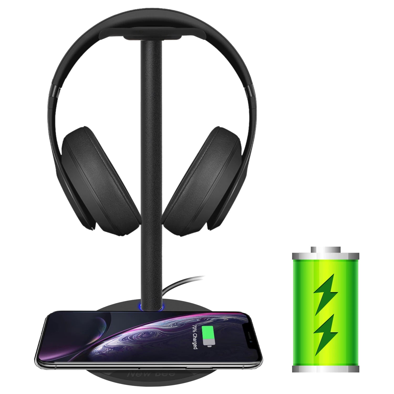 Support Casque Gamer RGB – 2 Ports USB, Design Futuriste & Base Antidérapante